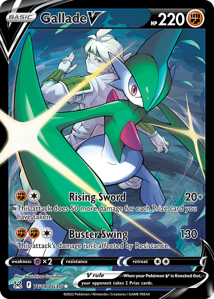 Gallade V 019/30 Rare Holo V