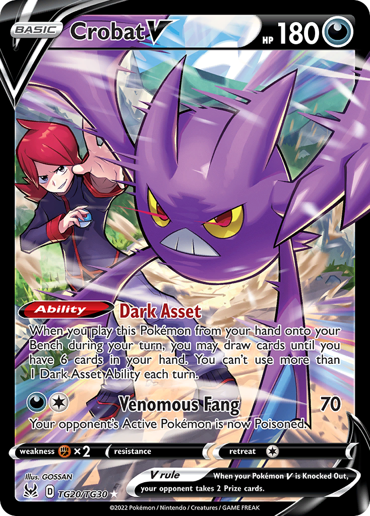 Crobat V 020/30 Rare Holo V