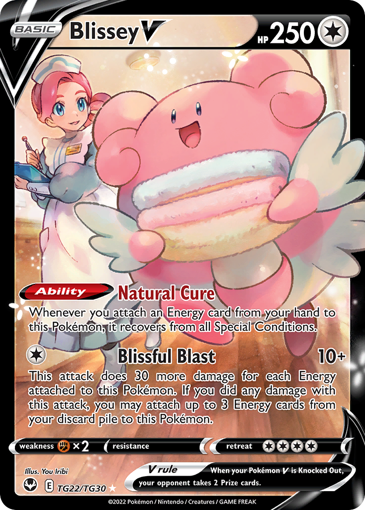 Blissey V 022/30 Rare Holo V
