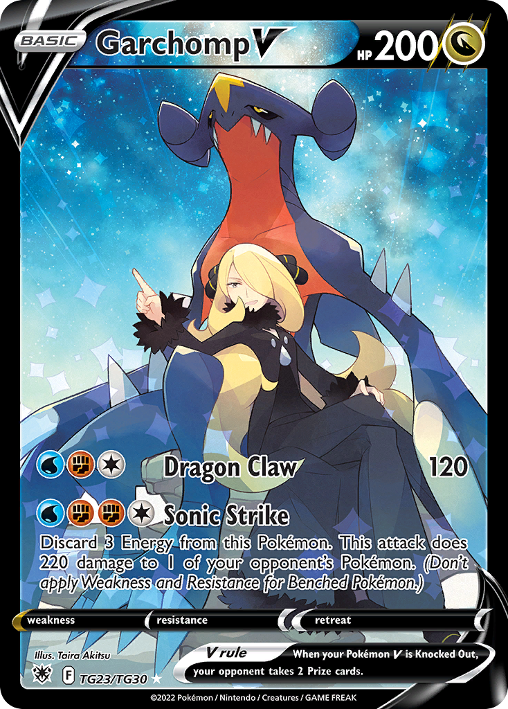 Garchomp V 023/30 Rare Holo V