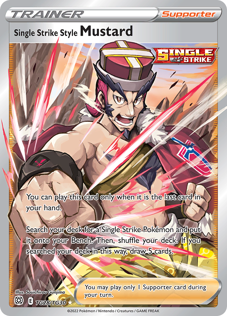 Single Strike Style Mustard 028/30 Rare Ultra