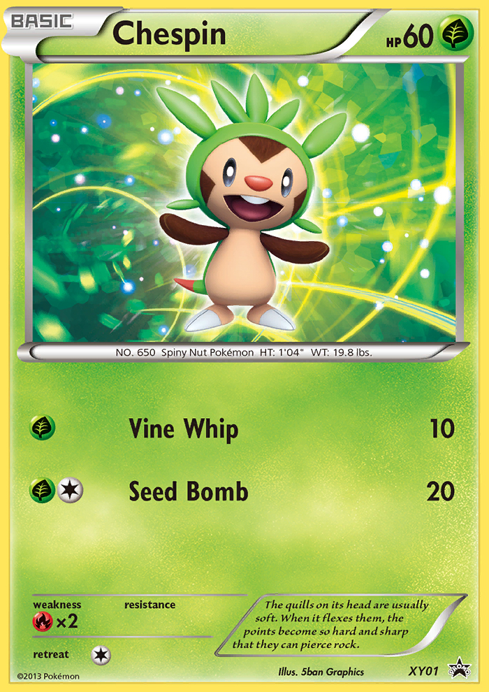 Chespin 001/216 Promo