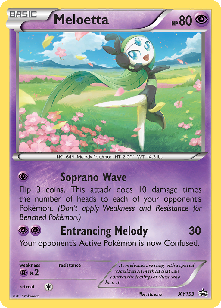 Meloetta 193/216 Promo