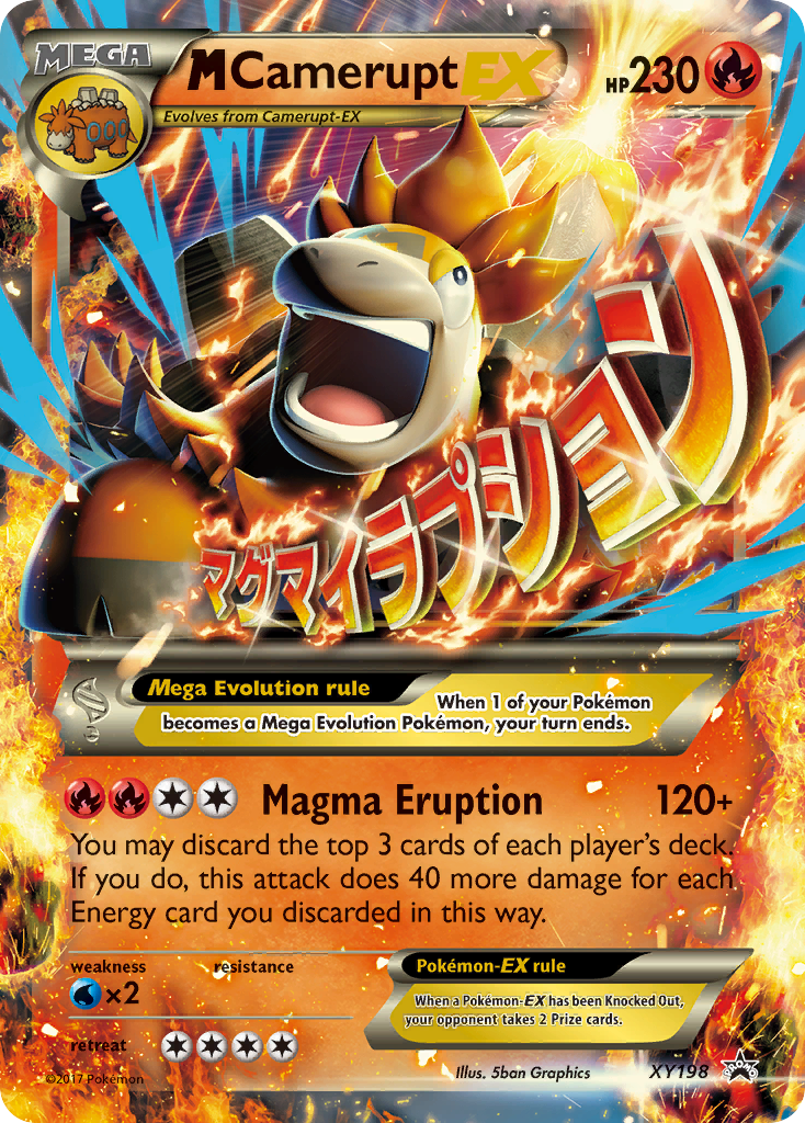 M Camerupt-EX 198/216 Promo