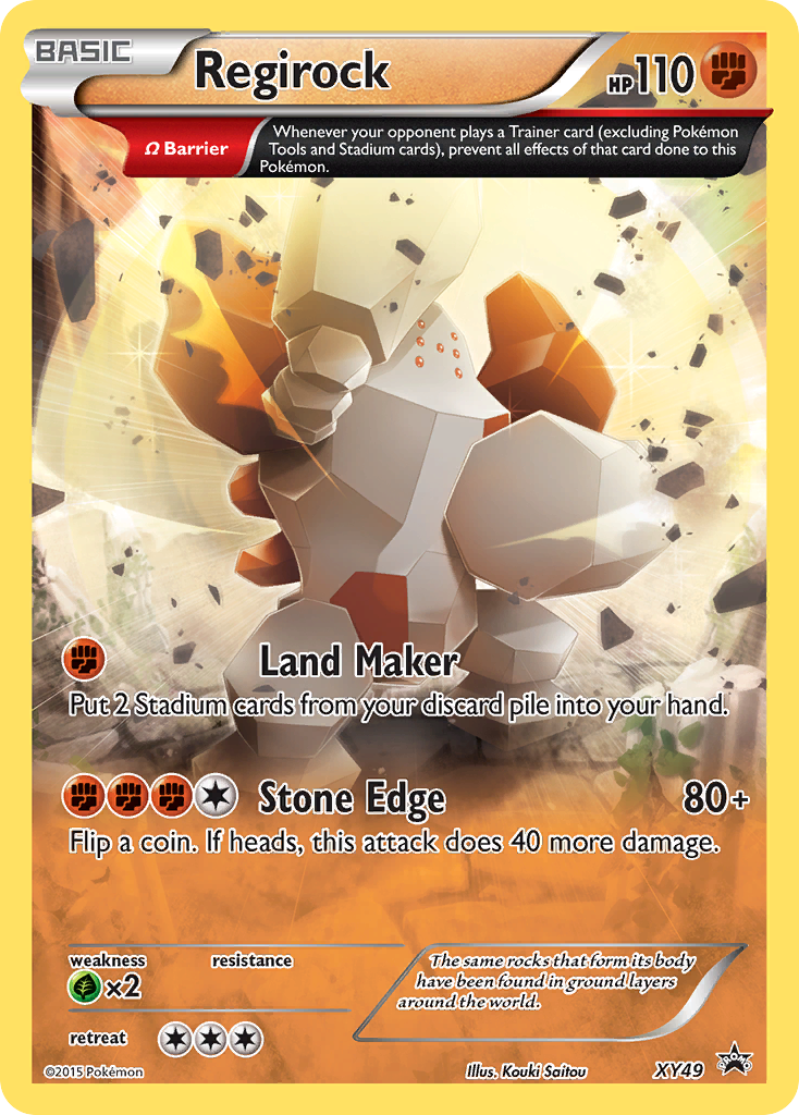Regirock 049/216 Promo