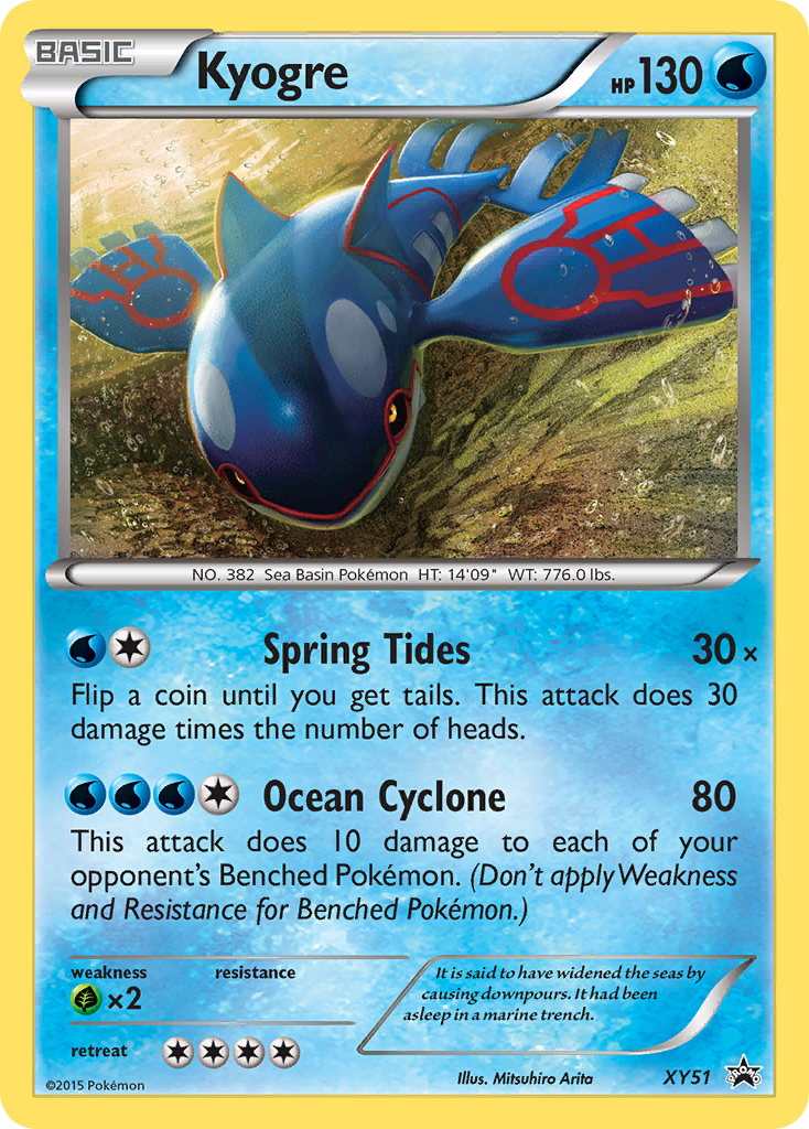 Kyogre 051/216 Promo
