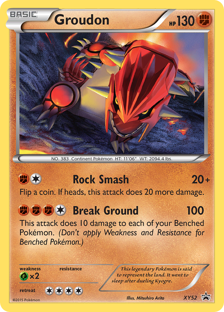 Groudon 052/216 Promo