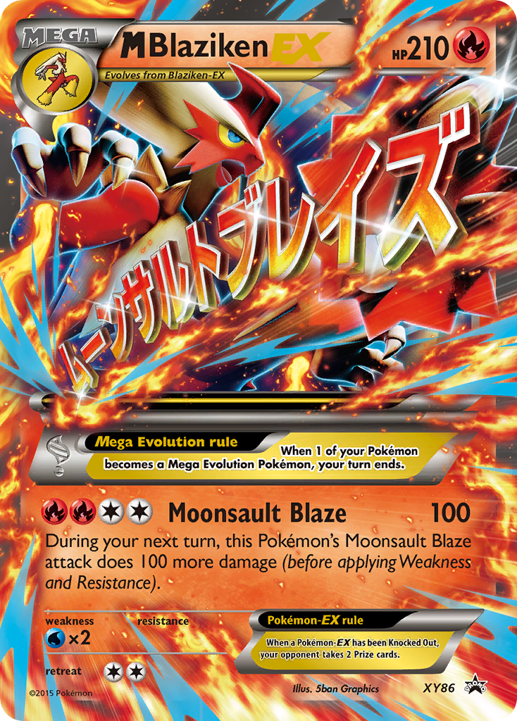M Blaziken-EX 086/216 Promo
